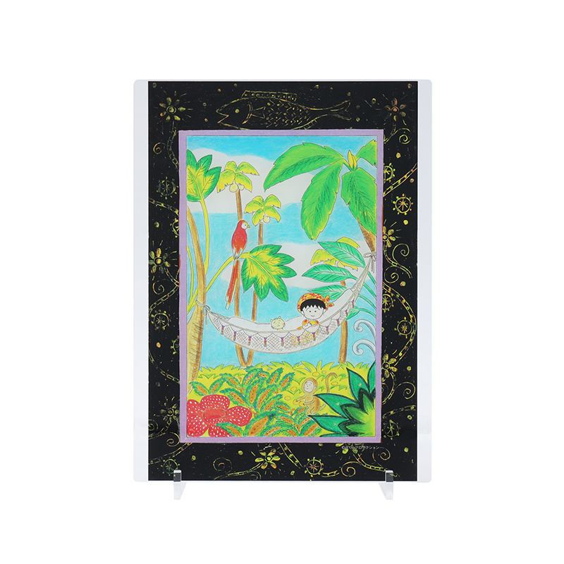 『ちびまる子ちゃん』箔入りアクリルアート