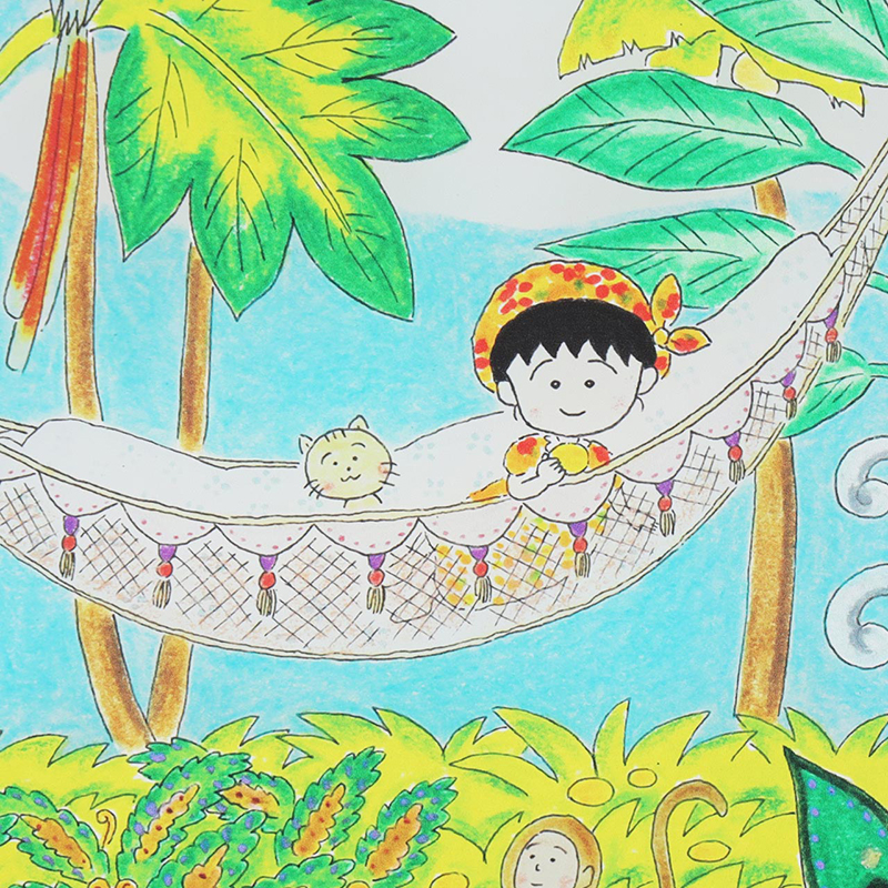 『ちびまる子ちゃん』箔入りアクリルアート