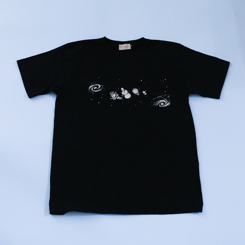 地球へビューンTシャツ