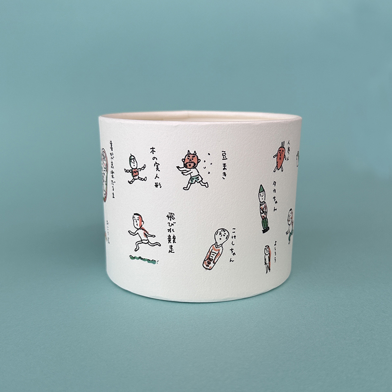 さくらももこ先生愛用ペン立て再現版にさくら先生も大好きだった追分羊かん小分けサイズ3本入り